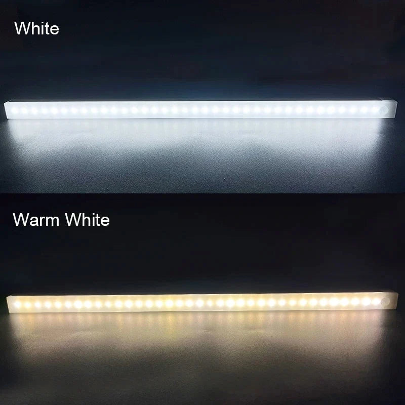 Motion Sensor Lamp Night Light Wireless LED USB Type C Rechargeable Lamp for Kitchen Cabinet Bedroom Wardrobe Staircase Lighting
