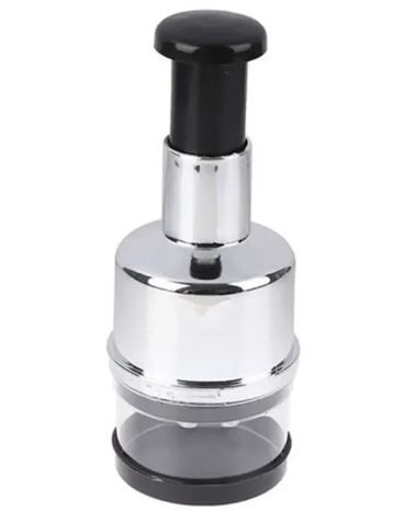 SliceVault™ Quick-Push Hand Chopper & Storage Container
